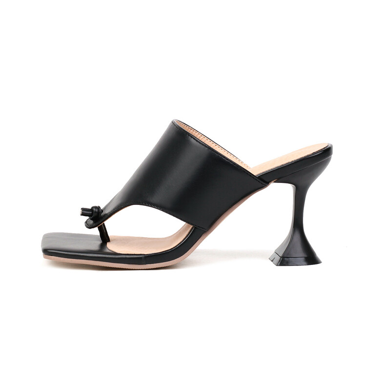 Women's High Heel Thong Sandals PU Summer 2022